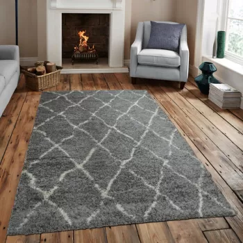 Covor, G0276M, 200x290 cm, Polipropilena, Gri / Crem imagine