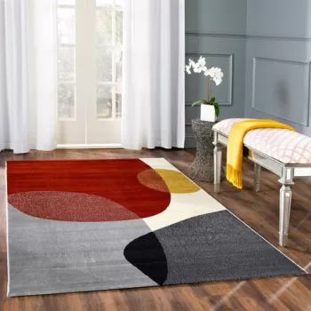 Covor, Gr315 , 150x230 cm, Polipropilena, Portocala / Crema imagine