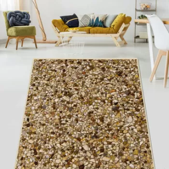 Covor, Gravier Djt , 80x120 cm, 50% TESTURA DE catifea/50% poliester, Multicolor imagine