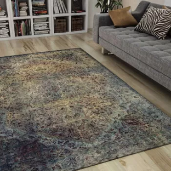 Covor, Green AL 23 , 210x310 cm, Poliester , Multicolor imagine