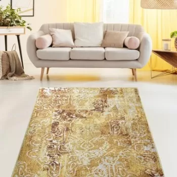 Covor, Harmony, 50% TESTURA DE catifea/50% poliester, Mustar imagine