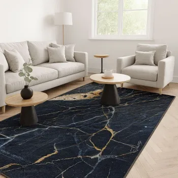 Covor, HM-CRP25-10, 120x180 cm, Poliester, Multicolor imagine