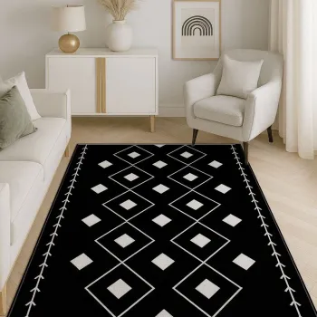 Covor, HM-CRP25-12, 120x180 cm, Poliester, Multicolor imagine