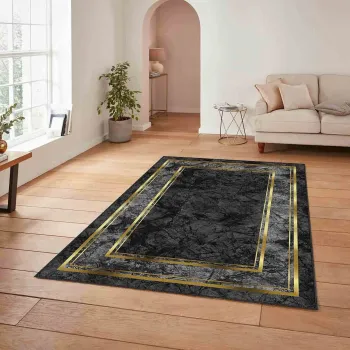 Covor, HM-CRP25-38, 140x220 cm, Poliester, Multicolor imagine