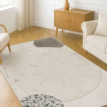 Covor, HM-CRP25-5, 100x140 cm, Poliester, Multicolor imagine