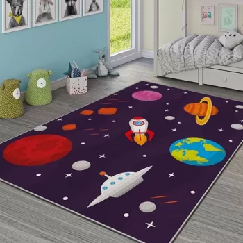 Covor, HMI KDC-108, 100x140 cm, Poliester, Multicolor imagine