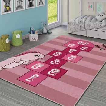 Covor, HMI KDC-118, 80x140 cm, Poliester, Multicolor imagine