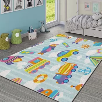 Covor, HMI KDC-36, 100x140 cm, Poliester, Multicolor imagine