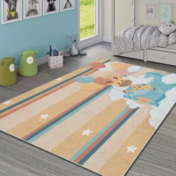 Covor, HMI KDC-48, 100x140 cm, Poliester, Multicolor imagine