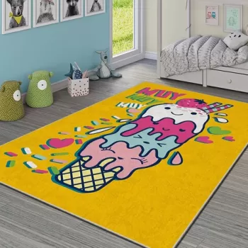 Covor, HMI KDC-72, 80x140 cm, Poliester, Multicolor imagine