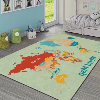 Covor, HMI KDC-87, 80x140 cm, Poliester, Multicolor imagine