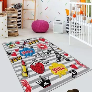 Covor, HMNT110, 160x230 cm, Poliester, Multicolor imagine