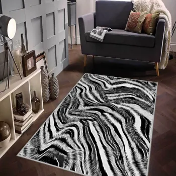 Covor, Hmnt163, 100x150 cm, Poliester, Multicolor imagine