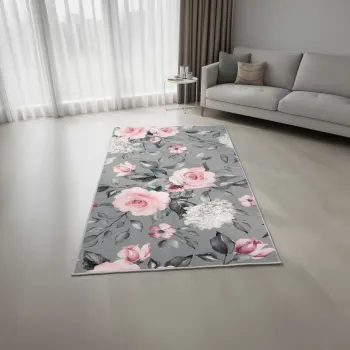 Covor, Hmnt168, 80x200 cm, Poliester, Multicolor imagine