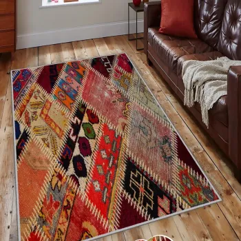 Covor, Hmnt174, 120x180 cm, Poliester, Multicolor imagine