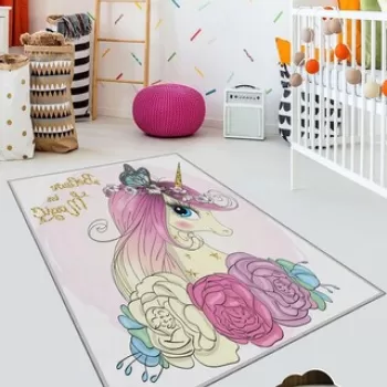 Covor, HMNT211, 140x220 cm, Poliester, Multicolor imagine