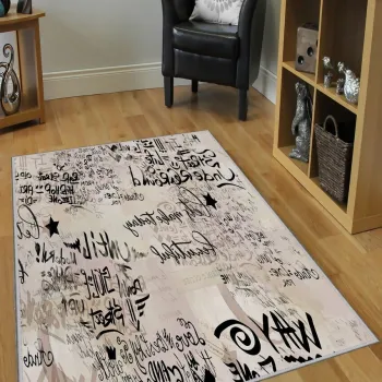 Covor, Hmnt232, 80x200 cm, Poliester, Multicolor imagine