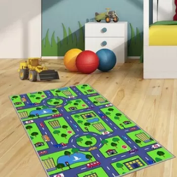 Covor, HMNT458, 160x230 cm, Poliester, Multicolor imagine