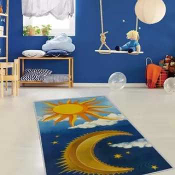 Covor, HMNT46, 80x120 cm, Poliester, Multicolor imagine