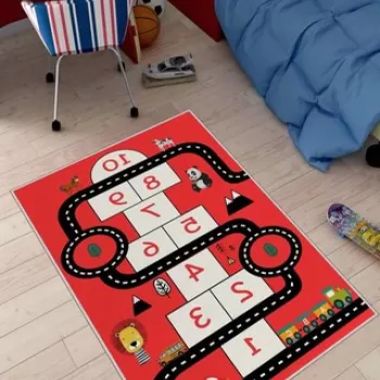 Covor, HMNT470, 80x120 cm, Poliester, Multicolor imagine