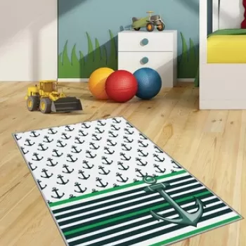 Covor, HMNT483, 80x120 cm, Poliester, Multicolor imagine