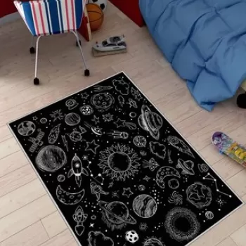 Covor, HMNT488, 160x230 cm, Poliester, Multicolor imagine