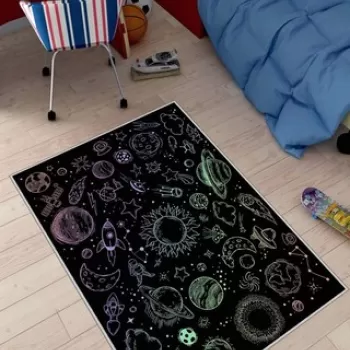 Covor, HMNT489, 160x230 cm, Poliester, Multicolor imagine