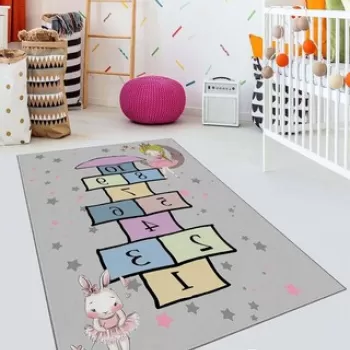 Covor, HMNT522, 80x50 cm, Poliester, Multicolor imagine