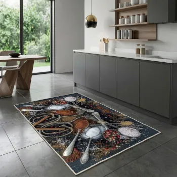 Covor, Hmnt536, 80x300 cm, Poliester, Multicolor imagine