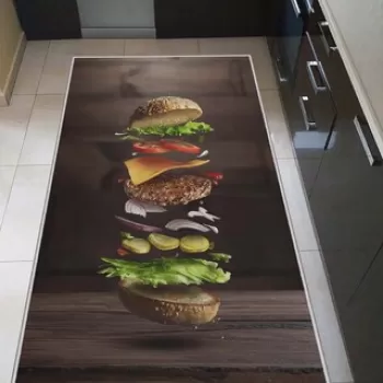 Covor, HMNT537, 80x120 cm, Poliester, Multicolor imagine