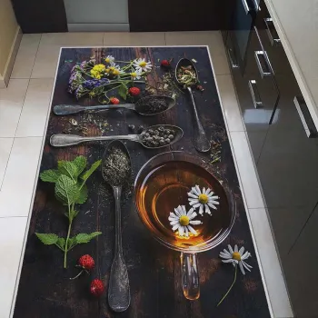 Covor, Hmnt577, 80x200 cm, Poliester, Multicolor imagine
