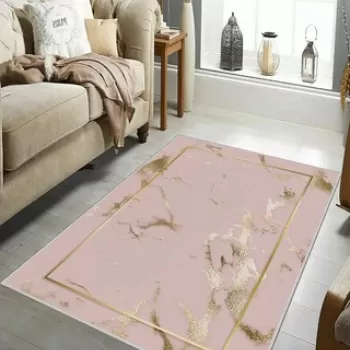 Covor, HMNT598, 50x80 cm, Poliester, Multicolor imagine