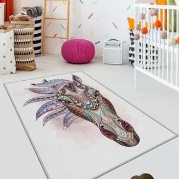 Covor, HMNT62, 80x120 cm, Poliester, Multicolor imagine