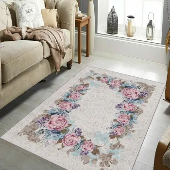 Covor, Hmnt663, 160x230 cm, Poliester, Multicolor imagine