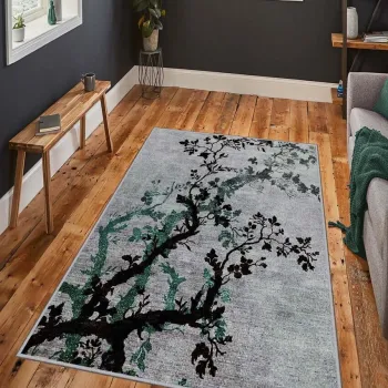 Covor, Hmnt719, 80x200 cm, Poliester, Multicolor imagine