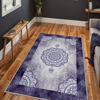 Covor, Hmnt731, 100x150 cm, Poliester, Multicolor imagine