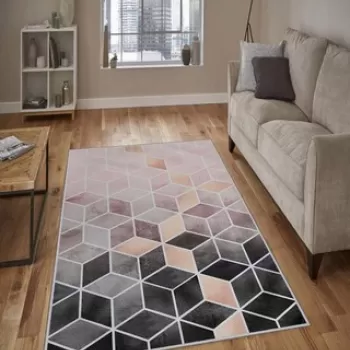 Covor, HMNT735, 120x180 cm, Poliester, Multicolor imagine