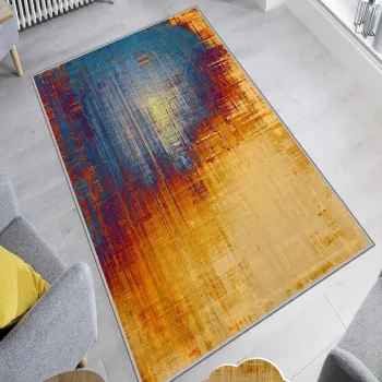 Covor, Hmnt75, 100x150 cm, Poliester, Multicolor imagine