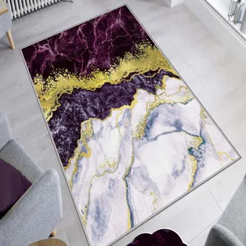 Covor, Hmnt759, 100x200 cm, Poliester, Multicolor imagine