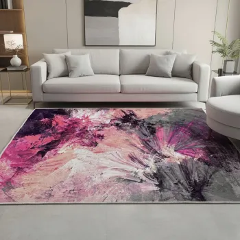 Covor, Hmnt762, 80x200 cm, Poliester, Multicolor imagine
