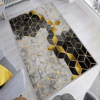 Covor, HMNT772, 80x120 cm, Poliester, Multicolor imagine