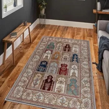 Covor, HMNT804, 50x80 cm, Poliester, Multicolor imagine
