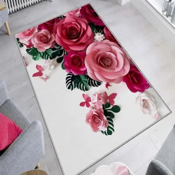 Covor, Hmnt833, 80x150 cm, Poliester, Multicolor imagine