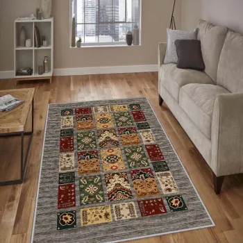 Covor, Hmnt842, 180x280 cm, Poliester, Multicolor imagine