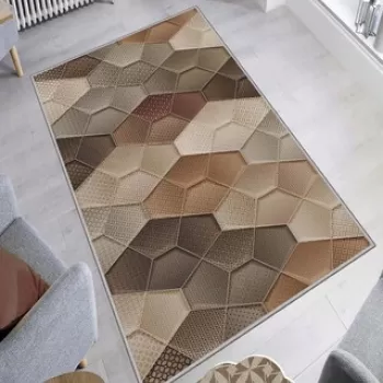 Covor, HMNT852, 120x180 cm, Poliester, Multicolor imagine