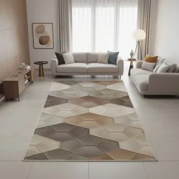 Covor, Hmnt852, 180x280 cm, Poliester, Multicolor imagine