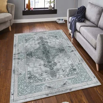 Covor, Hmnt857, 100x150 cm, Poliester, Multicolor imagine