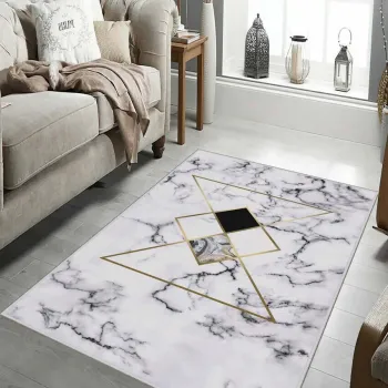 Covor, Hmnt860, 80x200 cm, Poliester, Multicolor imagine