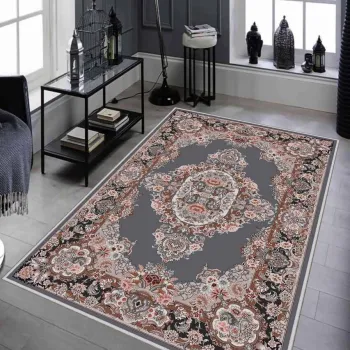 Covor, Hmnt878, 100x300 cm, Poliester, Multicolor imagine