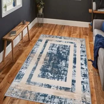 Covor, HMNT879, 50x80 cm, Poliester, Multicolor imagine
